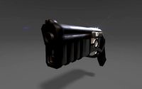 Low-poly Sci-Fi Handgun with 4k textures