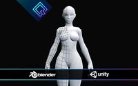 Low-Poly Female Base Mesh