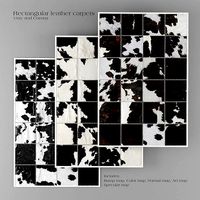 Carpet Pack 6 Rectangular Leather Carpets