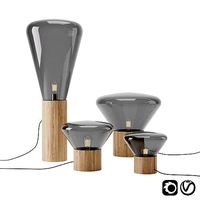Muffins Oak Lamp by Brokis