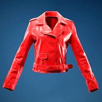 PVC Moto Jacket Closed
