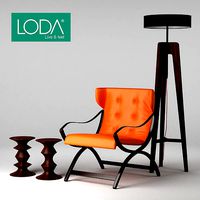 Loda Shelford Berjer Armchair