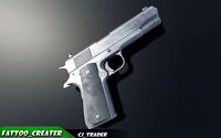 Army Pistol Low Poly 3D Model