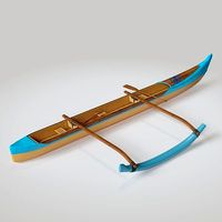 Paddle Hawaiian Outrigger Canoe