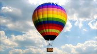 Air Baloon with basket 3d model