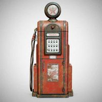 Gas Pump - Texaco 60s Dirty
