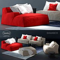 sofa and armchair Baxter Damasco