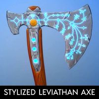 Stylized Leviathan Axe - God Of War