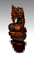 NAKA Amulet Snake Tiny Chinese Zodiac Charm talisman | 3D