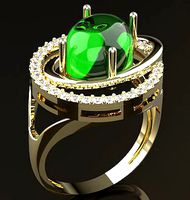 Oval ring | 3D