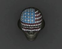 Skull USA 3D Printing Model | 3D