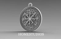 RUSSIAN RUNIC PENDANT 18 | 3D