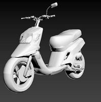 mbk booster spirit | 3D
