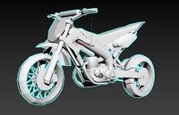 moto 50cc competition bike 50cc competition | 3D
