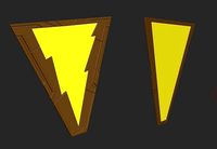 Shazam Chest Emblem 3D printing STL | 3D