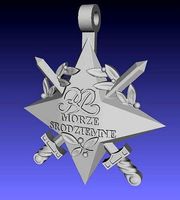 Official mediterranean sea polish star decoration | 3D