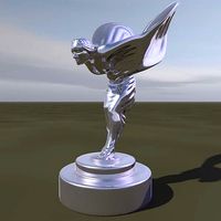 Spirit of Ecstasy - statuette of a woman | 3D