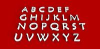 MAIANDRA font uppercase and lowercase 3D letters STL file | 3D