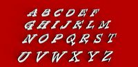 INFORMAL ROMAN font uppercase and lowercase 3D letters STL file | 3D