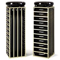 Vase Vanessa Mitrani GEOMETRIC Stripe Black