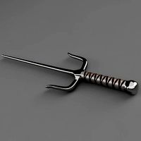Ninja Sai Weapon | 3D