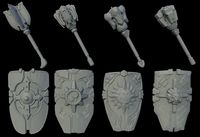 Overwatch Brigitte weapon pack | 3D