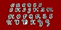 FRENCH STYLE font uppercase and lowercase 3D letters STL file | 3D