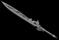 Final Fantasy XV FFXV durandal sword | 3D
