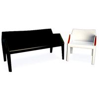 Plastic Sofa And Chair Magic Hole kartell