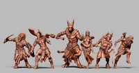 Egyptian bundle - 6 miniatures | 3D