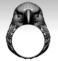Realistic Eagle Hawk Flacon ring | 3D