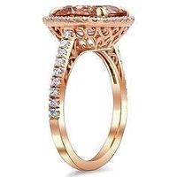 Rose Gold Diamond ring 3d Model Print | 3D