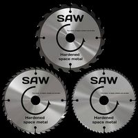Three circular saws