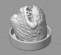 Sixth Scale Jabba The Hutt Throne Gargoyle - High Quality | 3D