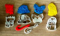 Vaiana - Vajana - Moana cookie cutter set of 5pcs | 3D