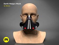 Darth Malgus mask - Star Wars | 3D