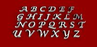 LUCIDA CALLIG font uppercase and lowercase 3D letters STL file | 3D