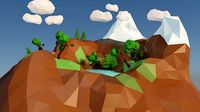 low poly island