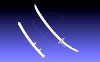 Fire Emblem Raijinto Sword And Sheath Printable Assembly | 3D