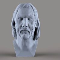 Kneau Reeves Portrait as John Wick - set of 2 models | 3D