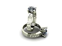 gucci solitaire ring  | 3D