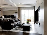 LIVING ROOM AND KICHEN 3D MODEL