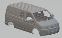 Volkswagen Transporter T5 Printable Body Van | 3D