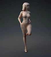 Nude woman | 3D