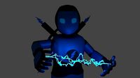 Lightning person