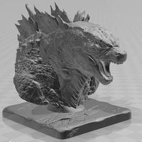 Godzilla bust | 3D