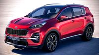 Kia Sportage with interior 2019