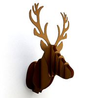 Cardboard Sculpture Deer