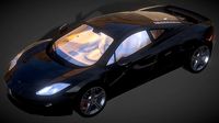 Auto McLaren MP4 Super Sport Car 3D Model