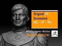 Nikolaj Coster-Waldau - Jaime Lannister - Game Of Thrones | 3D